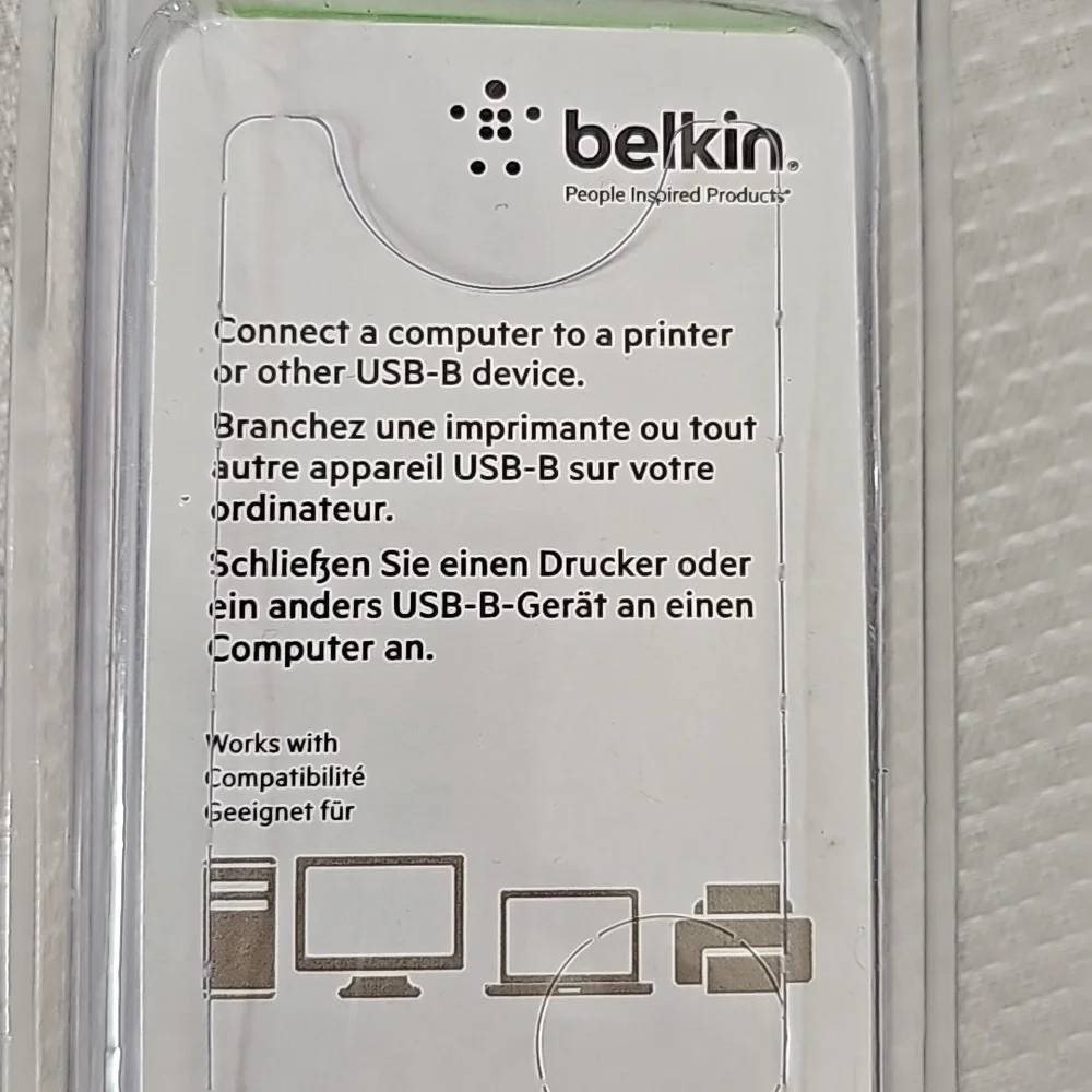Belkin USB 2.0 Printer Cable 6'
